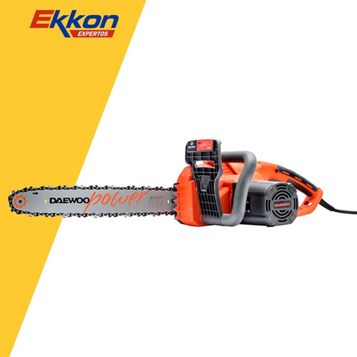 Imagen 4 de 10 de Motosierra Electrica Electrosierra Daewoo 2200w Espada 40cm