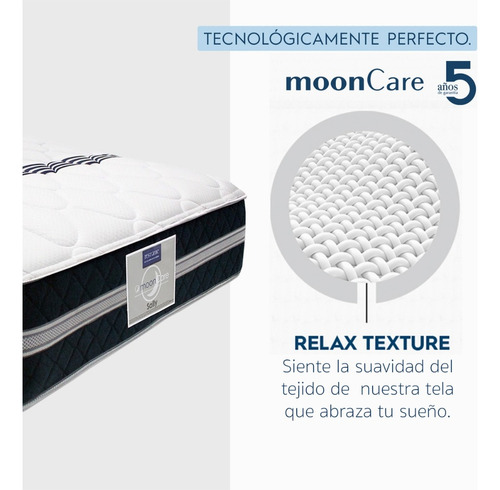Colchón Queen Size Restonic Confort Mooncare
