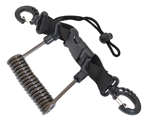 Anti-lost Camera Safety Leash Spiral Coil Cable Flashlights