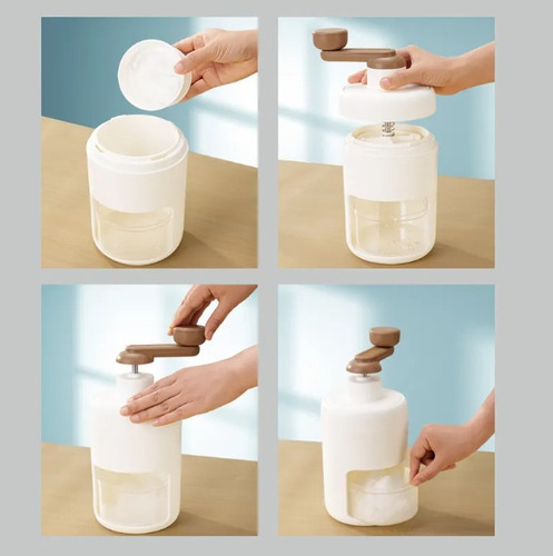 Trituradora De Cubitos De Hielos Manual Helados Ice Shaver