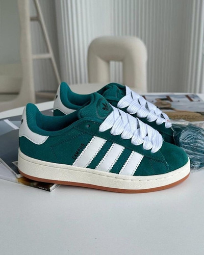 adidas Campus Color Verde/blanco - Talla 22.5mx (Usado)