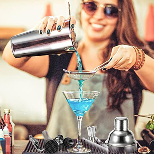 Set De Coctelera, Kit Para Camareros De Coctelería
