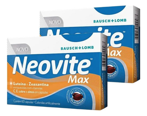 Neovita Max Promopaks Com 2 Unidades 60 Cápsulas Cada