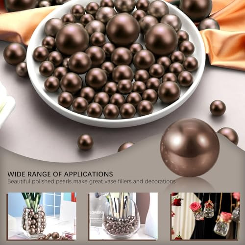1100 Perlas De Café Para Centros De Mesa Y Jarrones, Perlas