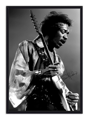 Cuadro Decorativo Póster Jimi Hendrix 