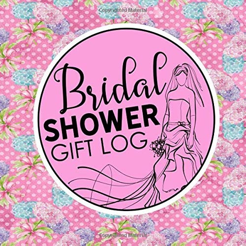 Bridal Shower Gift Log Gift Journal, Gift Registry Book, Gif