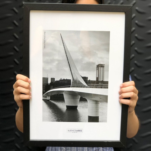 Lámina Foto Puente De La Mujer Buenos Aires 30 X 40 Cm