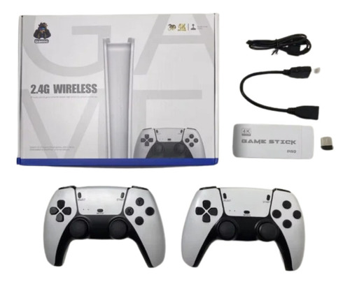 Game Stick Pro M15 4k Mas De 30 Mil Juegos Blanco