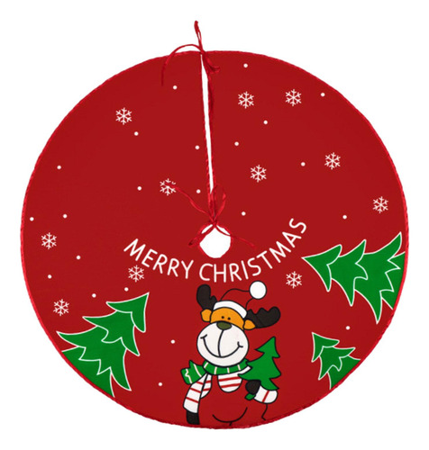2 Falda Del Árbol De Navidad, Cubierta De La Base Alce 60cm