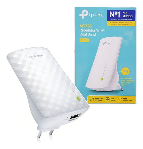Repetidor De Sinal Wi-fi Tp-link 750mbps Alta Velocidade