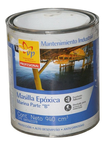 Endurecedor De Masilla Epoxica Marina - Parte B,  ¼ Gal