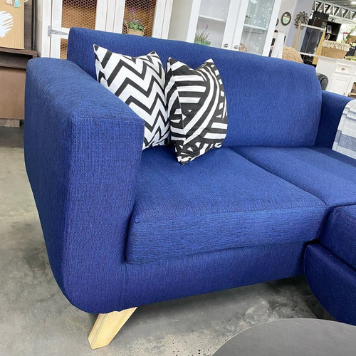Sillón Retro 2cpos + Camastro Móvil Chenille Antidesgarro