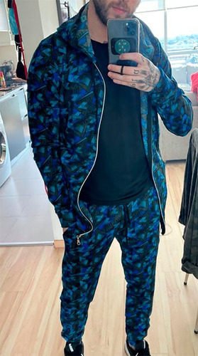 Imagen 3 de 5 de Conjunto Campera Y Jogging Pantalon Elastizado Hombre