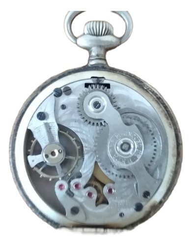 Reloj De Bolsillo Primer Guerra Jura Watch Funcionando (Usado)