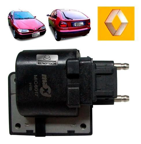 Bobina Igniçao Conector Preto Megane I 1.6 8v K7m 7700100589