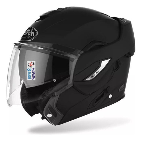 Jm Casco Moto Airoh Rev 19 Menton Rebatible Doble Visor 