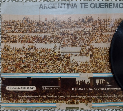 Mundial 78 Argentina Vinilo Simple Los Campeones Estándar (Usado)