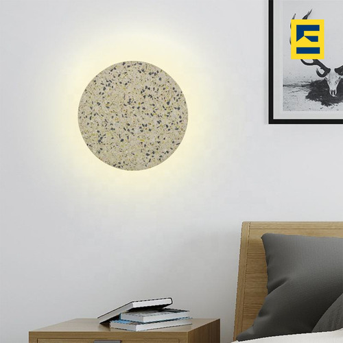 Arandela Nórdica 5w 24cm Concreto Branco Sindora Dcb02628