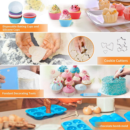 Kit De Utensilios Para Decorar Tartas 236 Piezas