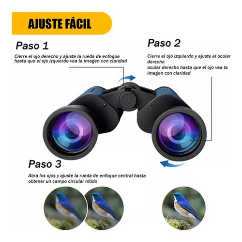Binocular Profesional 80*80 Visión Nocturna Alta Resolución
