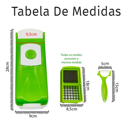 Imagem 4 de 7 de Cortador De Legumes Manual Com Recipiente Picador Legumes