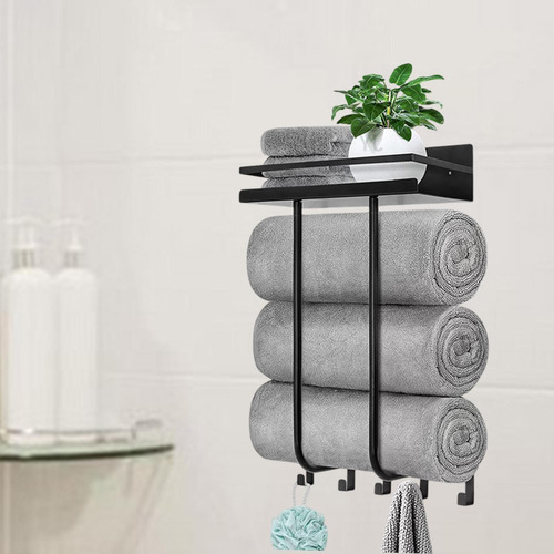 Toalheiro De Parede, Suporte Para Toalhas De Banho Com