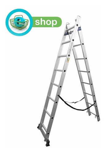 Escalera De Aluminio Extensible 12 Escalones Panther Pal812