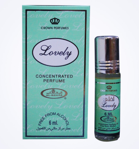 1x Lovely Perfume Árabe Al Rehab Roll On 6ml Original 