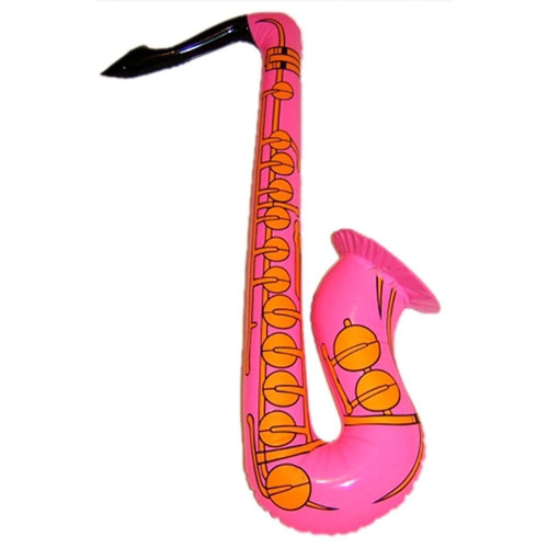 Saxo Musica Inflable 52cm Halloween Cotillon Disfraz