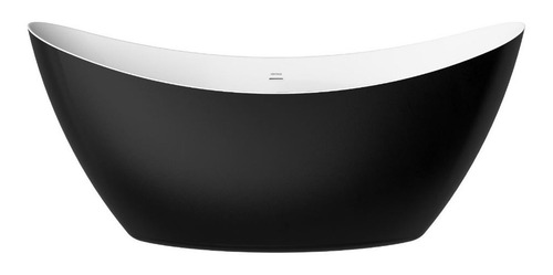 Imagen 2 de 4 de Bañera Bora Bora Color Negro Con Blanco