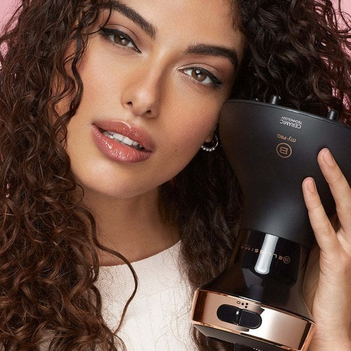 Difusor De Aire Caliente Bellisima Diffon Ceramic 700 Watts Color Negro/Dorado