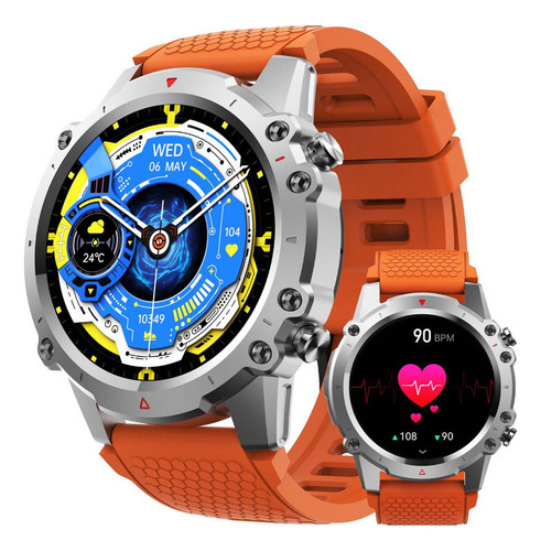 Reloj Inteligente Militar For Hombres 100+ Modo Deportivo