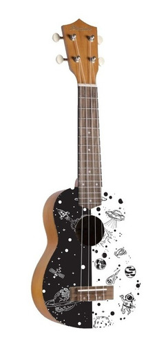 Ukelele Bamboo U-21 Soprano Diseños (incluye Funda)