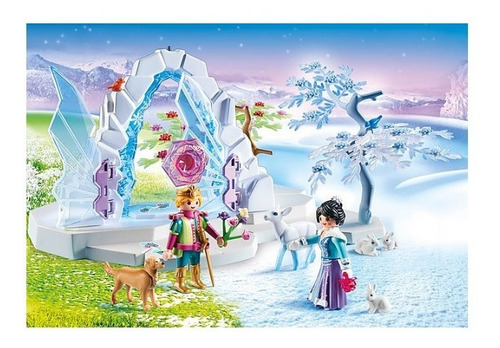 Juguete Portal Mágico De Cristal + Hadas Invierno Playmobil