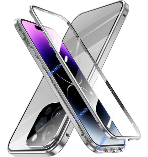 Funda Magnética De Vidrio Para iPhone 14 Pro Max