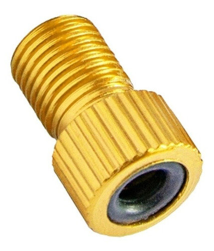 Imagem 3 de 6 de Adaptador Valvula Presta Bico Fino Para Grosso Pneu Bike