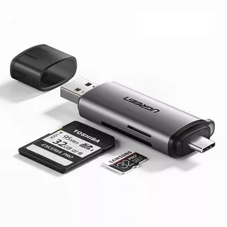 Lector Memoria Card Otg Tipo C Sd / Micro Sd Usb 3.1 Ugreen