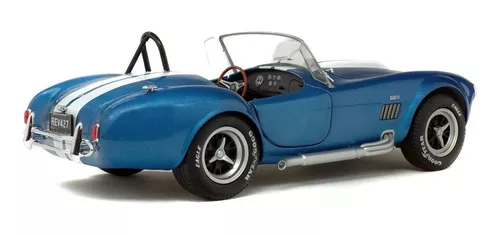 Miniatura Carro Colecionável Ford Shelby Cobra 427 1965 Azul