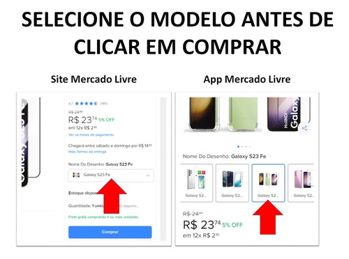 Capa Capinha + Pelicula 3d Para Samsung Galaxy Todos Modelos