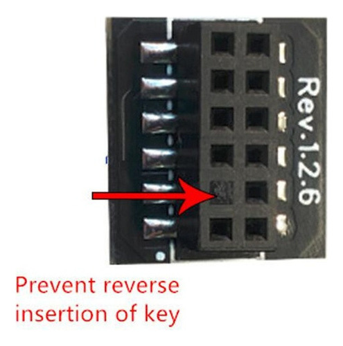 Módulo De Seguridad Tpm 2.0 De 12 Pines For Gigabyte Spi De