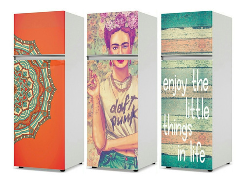 Imagen 2 de 10 de Vinilos Decorativos Heladera, Ploteo, Cocina, Personalizados