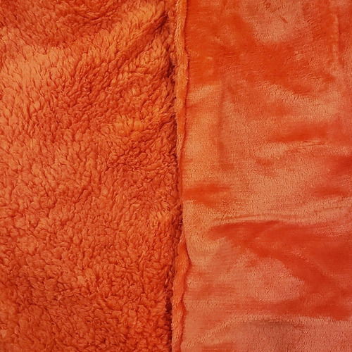 Acolchado 2 Plazas Y Media Flannel Corderito Edredón Premium Rojo Lisa