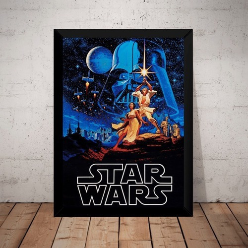 Quadro Decorativo Darth Vader Jedi Stars Wars Arte