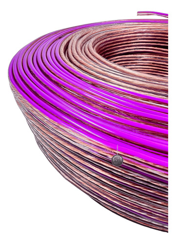 100m Cabo Paralelo Technoise Crk Pvc Flexivel Cobre 2x2,50mm