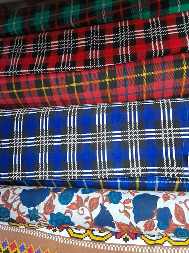 Imagen 8 de 8 de Variedad En Telas De Tapiceria Estampada.