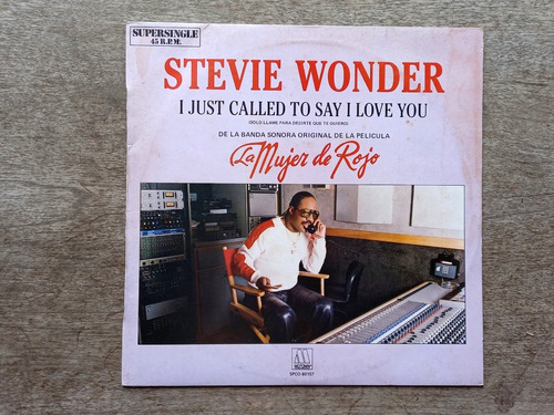 Disco Lp Stevie Wonder - I Just Called To Say (1984) Esp R5