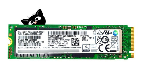 Disco Solido 256gb Samsung ( M.2 Nvme Pcie ) Garantía