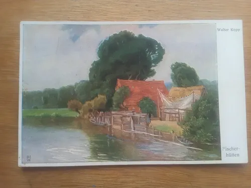 Alemania 10 Postales Pintura Walter Popp Pintor Alemán Arte