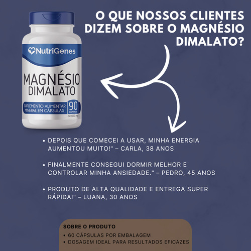 Sono Tranquilo E Saúde Cardiovascular Com Magnésio Dimalato