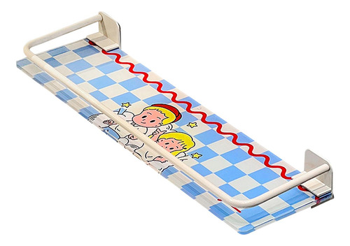 Estante De Ducha Organizador De Almacenamiento De Baño Azul